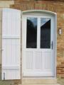 Porte simple semi-vitrée