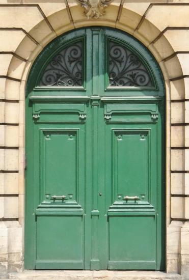 Porte cintrée inspiration Louis XIV