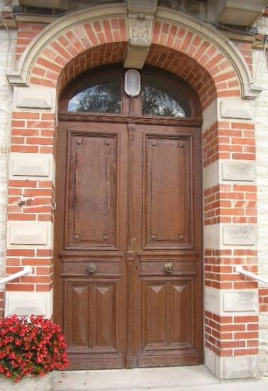 Porte double pleine 1900.