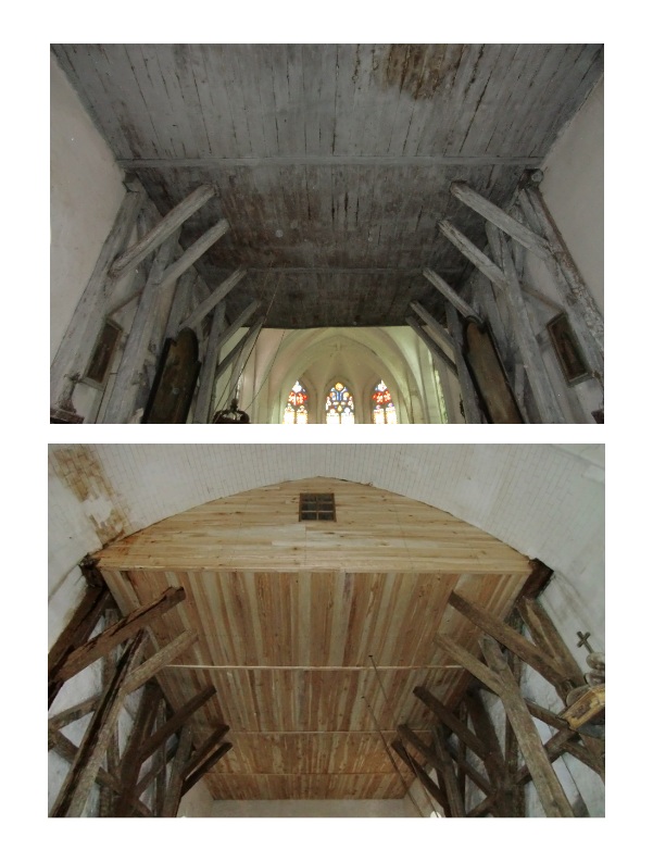 Plafond d'eglise grisard