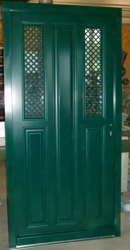 COPY ANCIENT FRONT DOOR WITH GRIDS.